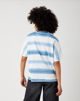 DAMSKI T-SHIRT WRANGLER HIGH NECK GIRLFRIEND LITTLE BOY BLUE W7Q9GHB38 112141612