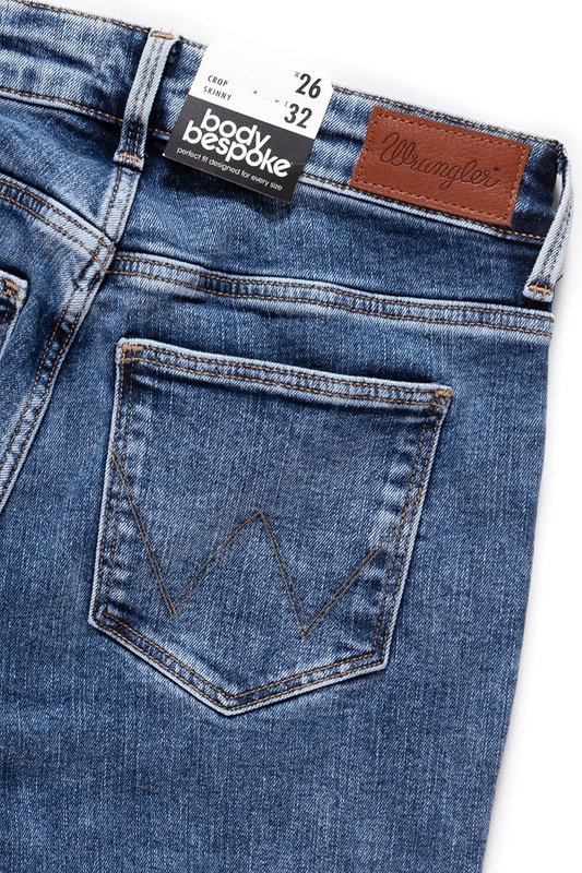 WRANGLER SKINNY CROP STATIC BLUE W28MSV25J 112128475