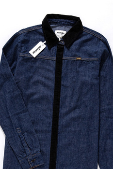 DAMSKA SUKIENKA WRANGLER SHIRTDRESS DEBBIE BLUE W219FD088 112127764