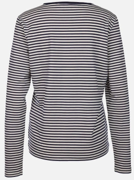 Damski Longsleeve Mustang Style Anna C Stripe Horizontal Stripe Navy 1015768 12661