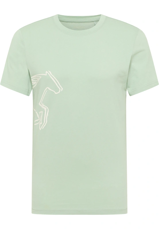 Męski T-Shirt Mustang Style Austin Frosty Green 1016493 6180