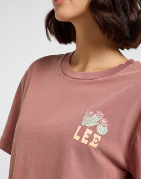 DAMSKA KOSZULKA LEE VINTAGE TEE HENNA 112363834