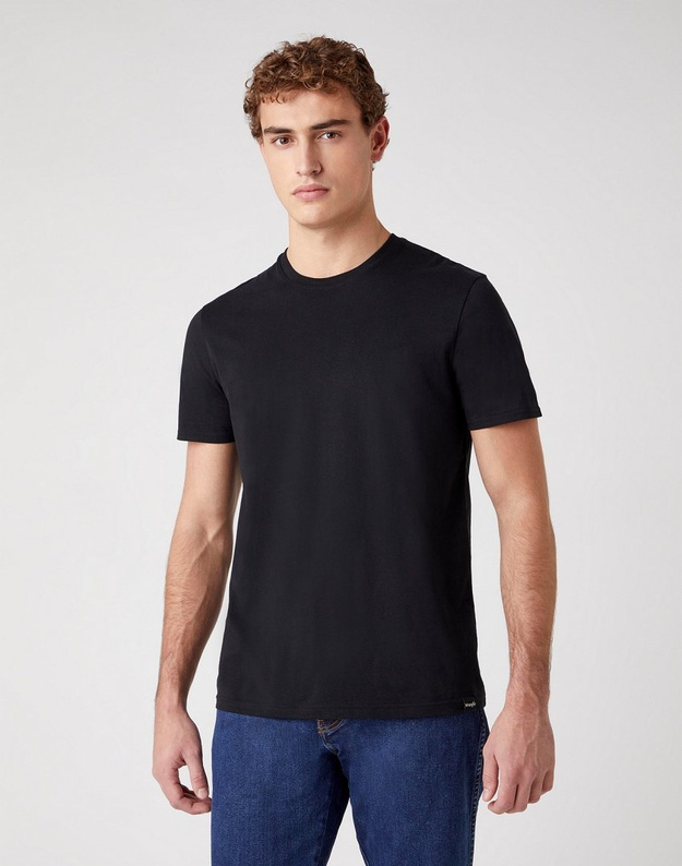 WRANGLER SS 2 PACK TEE MĘSKI T-SHIRT KOSZULKA DWUPAK BLACK W7BADH100 112131578
