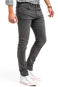 MĘSKIE SPODNIE LEE LUKE DARK GREY L719PCAQ 112331019