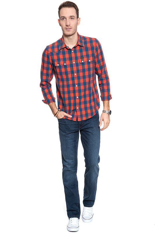 WRANGLER SPODNIE MĘSKIE TEXAS CLASSIC BLUES W1215166E 112126056