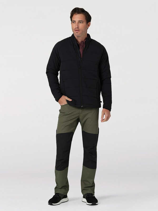 WRANGLER ATG REINFORCED SOFTSHELL PANT MĘSKIE SPODNIE MATERIAŁOWE DUSTY OLIVE WC3TAWX45 112324341