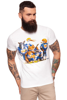 KOSZULKA WRANGLER MASCOTTE TEE OFFWHITE W7B35FK02 112131454