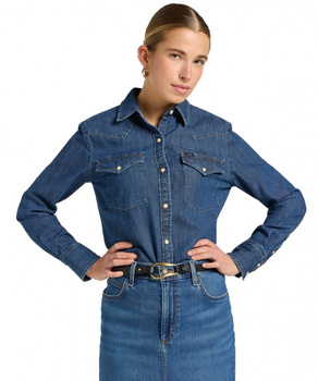 DAMSKA KOSZULA LEE REGULAR WESTERN SHIRT DENIM STACKS 112370983