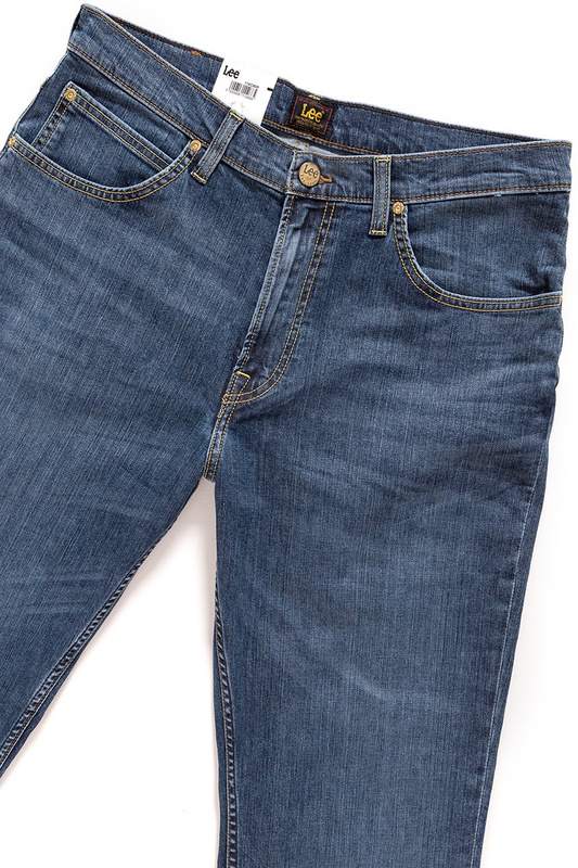 JEANSY MĘSKIE LEE BROOKLYN STRAIGHT MID WASHED L452JJSI 112110148