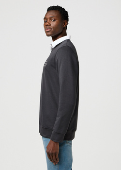 MESKA BLUZA  WRANGLER EMBROIDERY CREW FADED BLACK 112371518