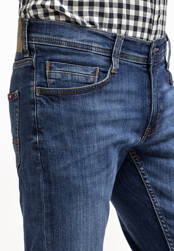 MUSTANG OREGON TAPERED MĘSKIE SPODNIE JEANSOWE JEANSY DŻINSY DENIM BLUE 1014041 5000 883