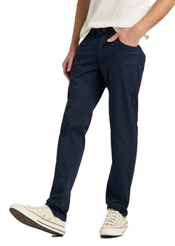 LEE DAREN ZIP FLY MĘSKIE SPODNIE MATERIAŁOWE DEEP NAVY L707TY64 112145476