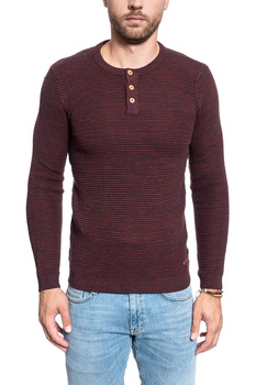 SWETER MĘSKI MUSTANG EMIL C HENLEY 1011093 3232