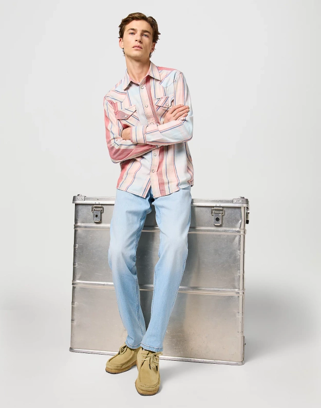 MESKIE SPODNIE WRANGLER GREENSBORO SPUR STITCHED 112362558