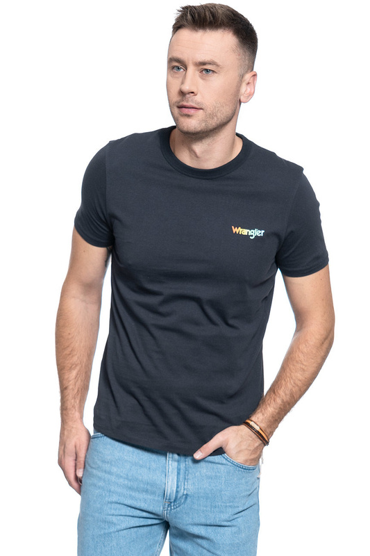 MĘSKI T-SHIRT WRANGLER SS GOOD TIMES TEE BLUE GRAPHITE W7F8FKX15 112131815