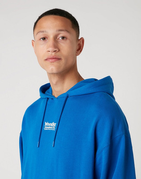 BLUZA WRANGLER HOODIE BLUE W6E1HAX05 112130723