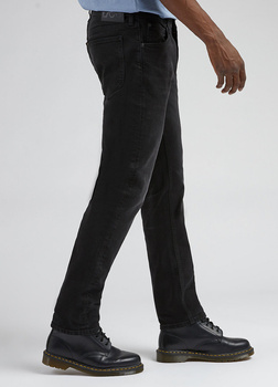 LEE DAREN ZIP FLY MĘSKIE SPODNIE JEANSOWE JEANSY PITCH BLACK L707ADEV 112322220