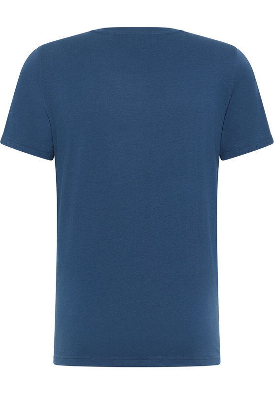 MUSTANG ALEX C PRINT MĘSKI T-SHIRT KOSZULKA LOGO NADRUK INSIGNIA BLUE 1013803 5230