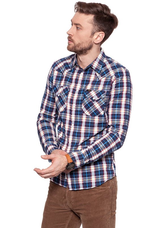 LEE WESTERN SHIRT BRIGHT NAVY L643ZACF