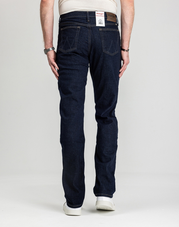 Męskie Spodnie Jeansowe Wrangler Regular Fit Rinse 112352894