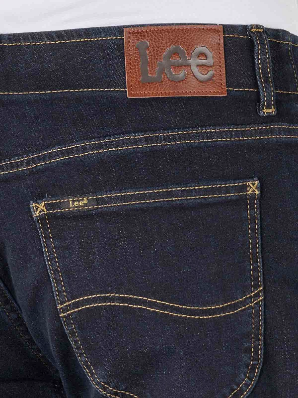 MESKIE SPODNIE LEE STRAIGHT FIT MVP RINSE 112329344