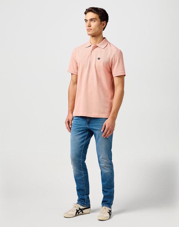 WRANGLER MĘSKA KOSZULKA WRANGLER REFINED POLO SHIRT ORANGE 112362832