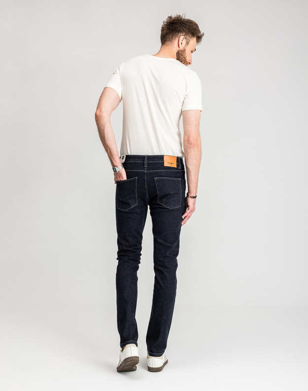 Męskie Spodnie Jeansowe Marcus Felix 2162 Jeans Dark Miner 14-200245