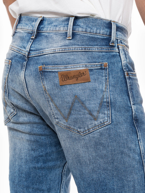 SPODNIE MĘSKIE WRANGLER SLIDER ROUGH BLUE W18RMW20V 112127379