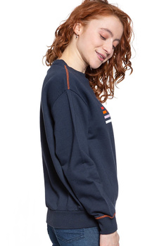 BLUZA LEE DAMSKA LOGO SWS MIDNIGHT NAVY L36GTXMA 112107856