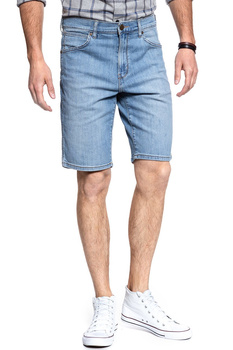 KRÓTKIE SPODENKI WRANGLER DENIM SHORT LIGHT FEATHER W14CQA14R 112126617