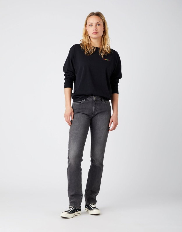 WRANGLER LS RAINBOW TEE DAMSKA BLUZA KLASYCZNA BLACK W7ZED3100 112141651