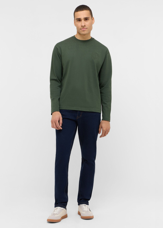 Męskie Spodnie jeansowe Mustang Style Oregon Slim Denim Blue 1017220 5000 883