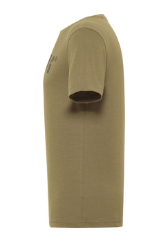 MUSTANG Style Alex C LOGO Tee MĘSKI T-SHIRT KOSZULKA NADRUK LOGO BURNT OLIVE 1013221 6358