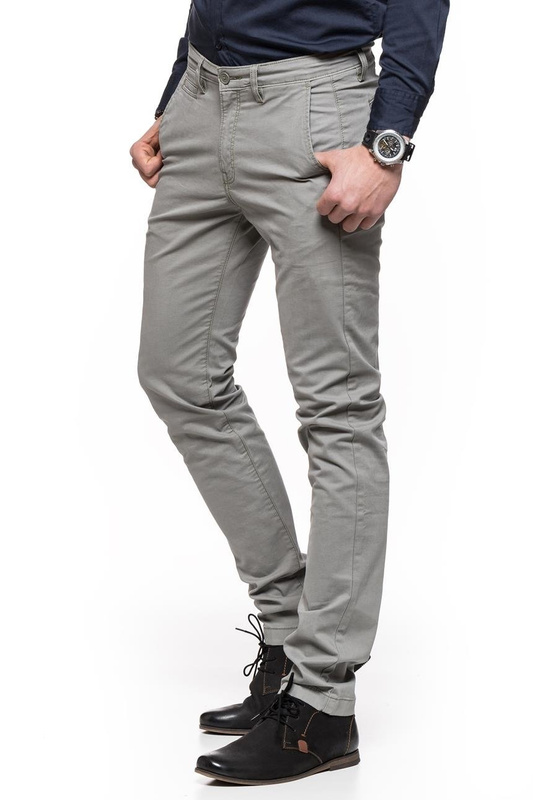 LEE SPODNIE MĘSKIE CHINO GREY L768GK81