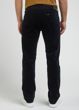 LEE MESKIE SPODNIE SZTRUKSOWA SZTRUKS DAREN ZIP FLY BLACK L707AXD28