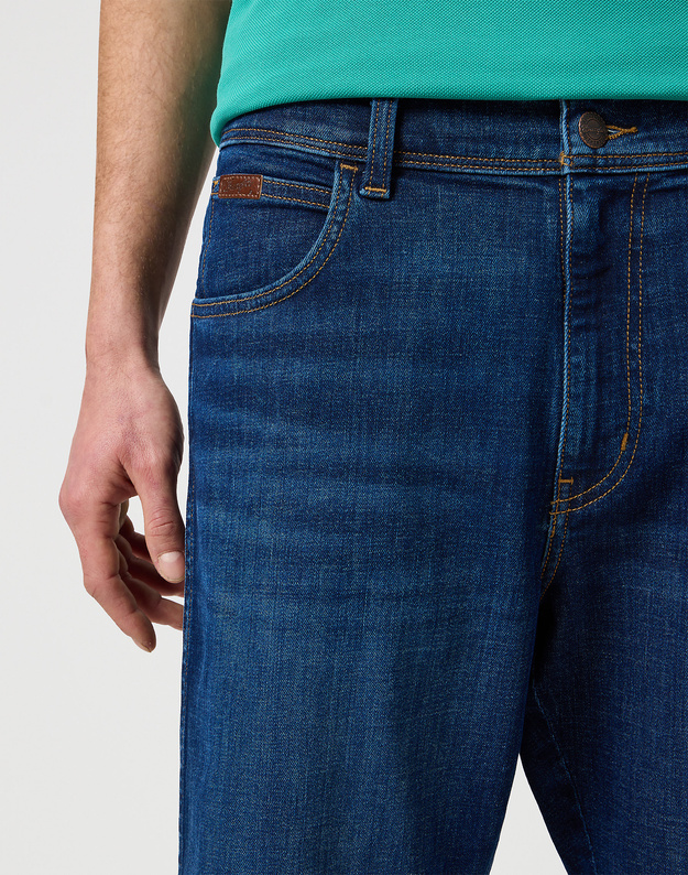 WRANGLER MĘSKIE SPODENKI JEANSOWE WRANGLER TEXAS SHORTS VINTAGE STORM 112362313