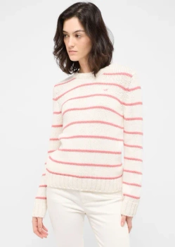 Damski Sweter Mustang Style Silas Pink Stripe French Riviera 1016174 12724