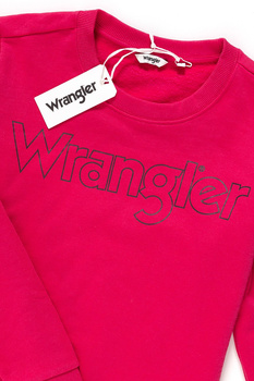 BLUZA WRANGLER DAMSKA CREW SWEAT BRIGHT ROSE W6079HYVC 112130450