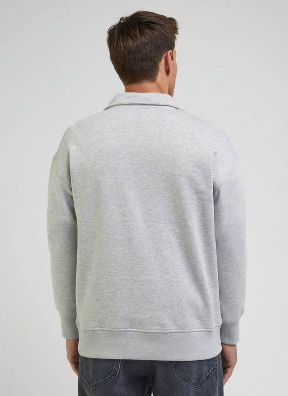 LEE MĘSKA BLUZA HALF ZIP SWS SHARP GREY MELE 112341670 LL99011720