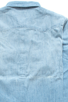KOSZULA JEANSOWA MĘSKA LEE RIDER SHIRT SKY BLUE L856MYLB