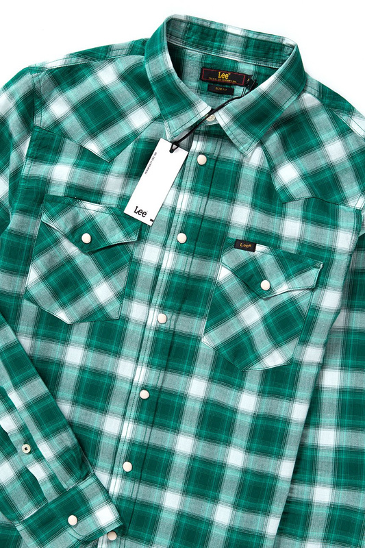 KOSZULA LEE WESTERN SHIRT EVERGREEN L643GIEB 112115349