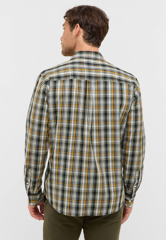 Męska Koszula Mustang Style Chester Poplin multi check green 1016958 12784