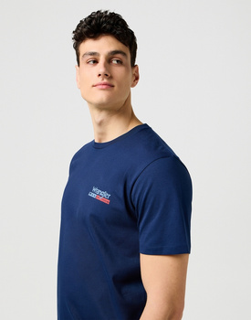 MESKA KOSZULKA WRANGLER SMALL AMERICANA TEE NAVY 112371410