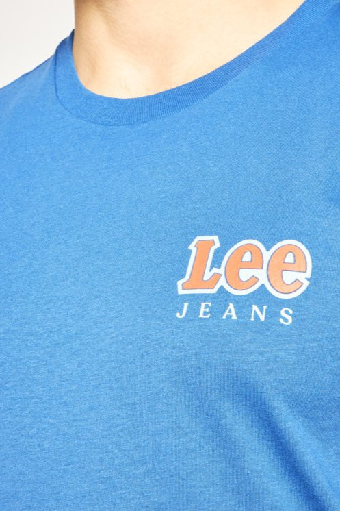 LEE CHEST LOGO TEE MĘSKI T-SHIRT SUMMER BLUE L64RFENJ 112115899