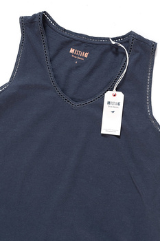 MUSTANG T SHIRT DAMSKI Alma V Linen 1009483 4085