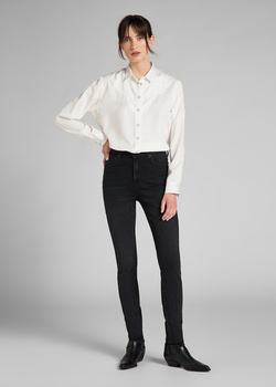 LEE IVY DAMSKIE SPODNIE JEANSOWE BLACK WHITLEY L32EPIQR 112139912