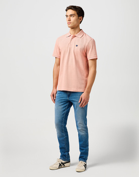 WRANGLER MĘSKA KOSZULKA WRANGLER REFINED POLO SHIRT ORANGE 112362832