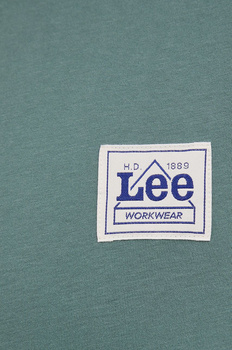 LEE LS BRANDED TEE MĘSKI LONGSLEEVE STEEL GREEN L63MJATY 112144216