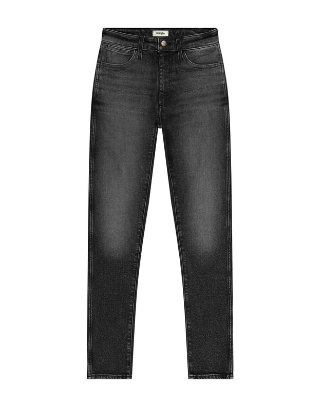 DAMSKIE SPODNIE WRANGLER SIENNA BLACK WASH 112371164
