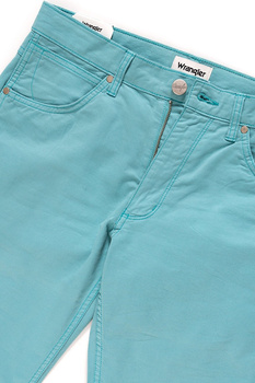 WRANGLER SPODNIE MĘSKIE GREENSBORO DUSTY TURQUOISE W15QRU25T 112127057